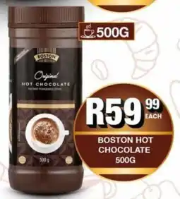 Take 'n Pay Boston hot chocolate offer