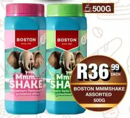Take 'n Pay Boston mmmshake assorted offer