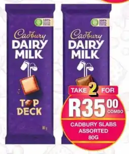 Take 'n Pay Cadbury slabs assorted offer