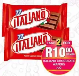Take 'n Pay Italiano chocolate wafers offer