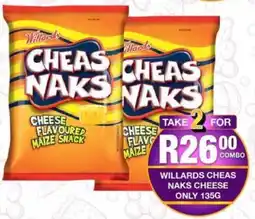 Take 'n Pay Willards cheas naks cheese offer