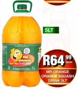 Take 'n Pay Mr orange orange squash drink offer