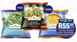Take 'n Pay Natures garden mixed veg/ garden peas/ sweetcorn offer