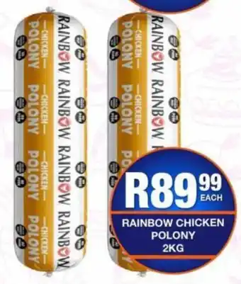 Take 'n Pay Rainbow chicken polony offer