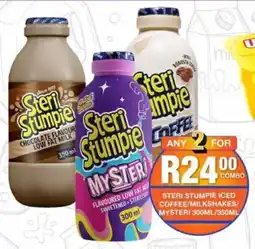 Take 'n Pay Steri stumpie iced coffee/ milkshakes/ mysteri offer