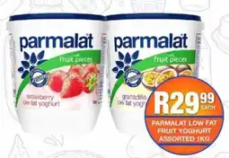 Take 'n Pay Parmalat low fat fruit yoghurt assorted offer
