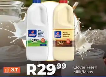 Take 'n Pay Clover Fresh Milk/ Maas offer