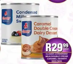 Take 'n Pay Clover condensed milk/ double cream caramel dessert offer