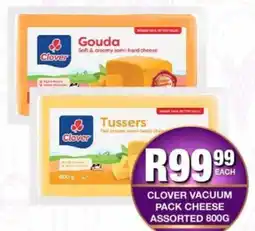 Take 'n Pay Clover vacuum pack cheese assorted offer