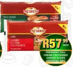 Take 'n Pay President full cream processed cheese slices assorted offer