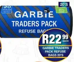 Take 'n Pay Garbie traders pack refuse bags offer