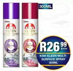 Take 'n Pay Kiwi kleen multi surface spray offer