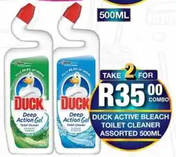 Take 'n Pay Duck active bleach toilet cleaner assorted offer