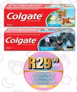 Take 'n Pay Colgate kids toothpaste assorted offer