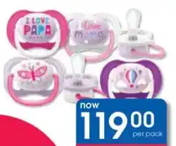 Clicks Philips Avent Selected Soothers offer