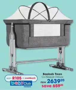 Clicks Baobab Trees Co-Sleeper Deluxe offer
