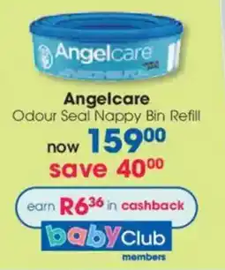 Clicks Angelcare Odour Seal Nappy Bin Refill offer