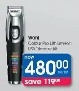 Clicks Wahl Colour Pro Lithium-ion USB Trimmer Kit offer