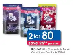 Clicks Sta-Soft Ultra Concentrate Fabric Conditioner Doy Packs offer