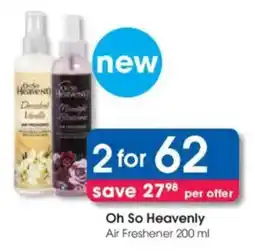 Clicks Oh So Heavenly Air Freshener offer
