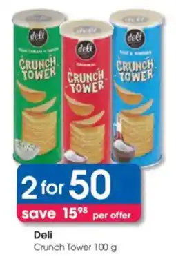 Clicks Deli Crunch Tower offer