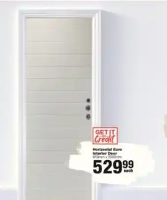 Build It Horizontal Euro Interior Door offer