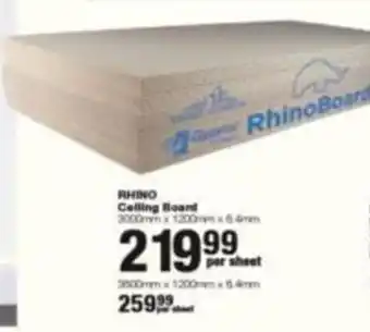 Build It Rhino Ceiling Board offer