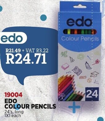 Edo Colour Pencils 24's Long