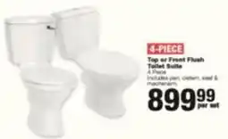Build It Top or Front Flush Toilet Suite offer