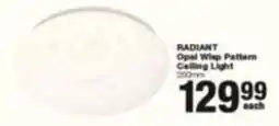 Build It Radiant Opal Wisp Pattern Ceiling Light offer