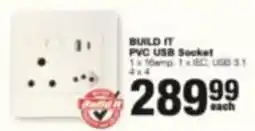 Build It Build it PVC USB Socket offer