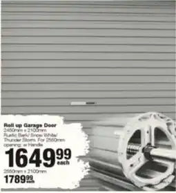 Build It Roll up Garage Door offer