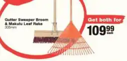 Build It Gutter Sweeper Broom & Makulu Leaf Rake offer
