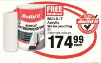 Build It Build it Acrylic Waterproofing offer
