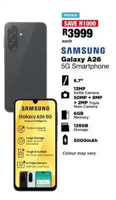 OK Furniture Samsung Galaxy A26 5G Smartphone offer