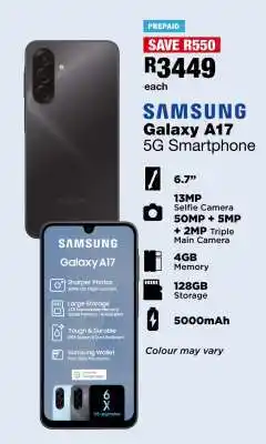 OK Furniture Samsung Galaxy A17 5G Smartphone offer