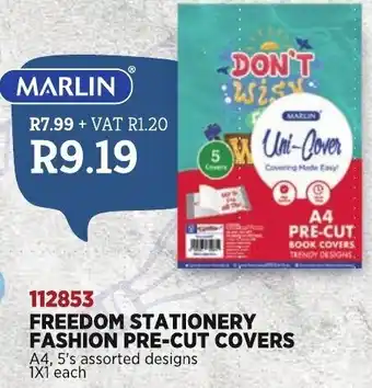 freedom Stationery Fashion Pre-Cut Covers