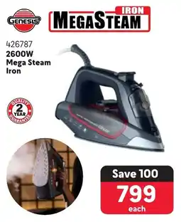 Makro Genesis 2600W Mega Steam Iron offer