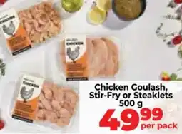 Food Lover's Market Chicken Goulash, Stir-Fry or Steaklets offer