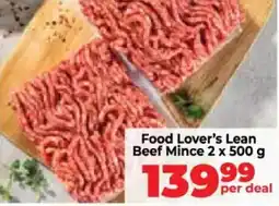 Food Lover's Market Food Lover's Lean Beef Mince offer