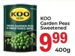 Elite Cash & Carry Koo Garden Peas Sweetened offer