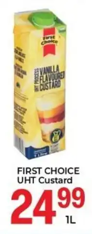 Elite Cash & Carry First Choice UHT Custard offer