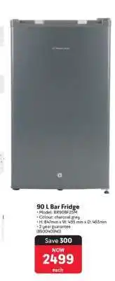 Makro 90 L Bar Fridge offer