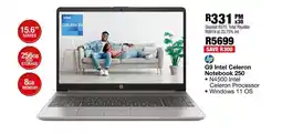 OK Furniture HP G9 Intel Celeron Notebook 250 offer