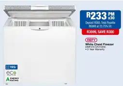 OK Furniture White Chest Freezer offer