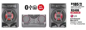 OK Furniture LG 2.0-Channel Mini Hi-Fi offer