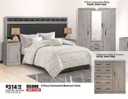 OK Furniture 2-Piece Cassandra Bedroom Suite offer
