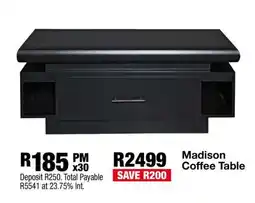 OK Furniture Madison Coffee Table offer