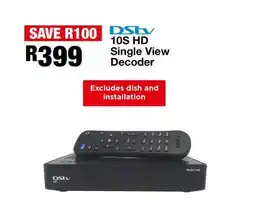 OK Furniture DStv 10S HD Single View Decoder offer