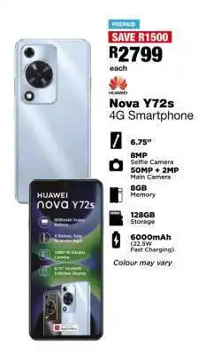 OK Furniture Huawei Nova Y72s 4G Smartphone offer